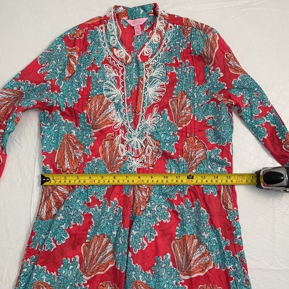 Lilly Pulitzer Sarasota Tunic in Watermelon Coralina S - Picture 8 of 15